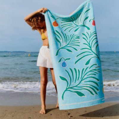 Au Coeur de l'Ete beach towel | Hermès USA